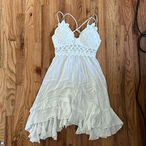 Free People Lookalike White Dress - Medium